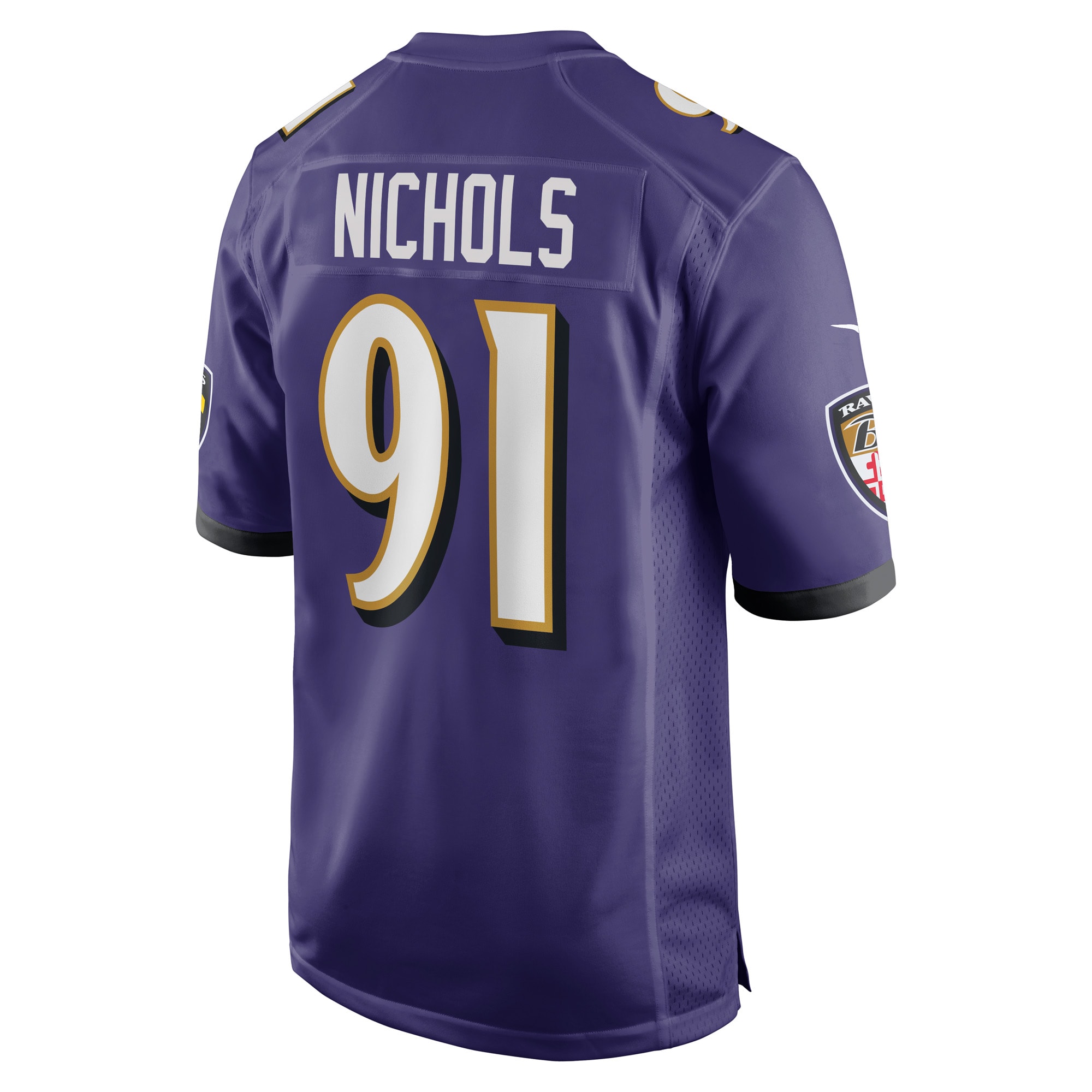 Rayshad Nichols Baltimore Ravens Game Jersey - Men's - Image 3