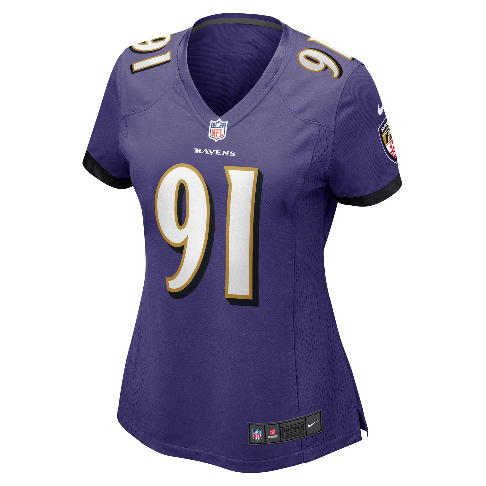 Alternative view of Rayshad Nichols Baltimore Ravens Game Jersey - Women's
