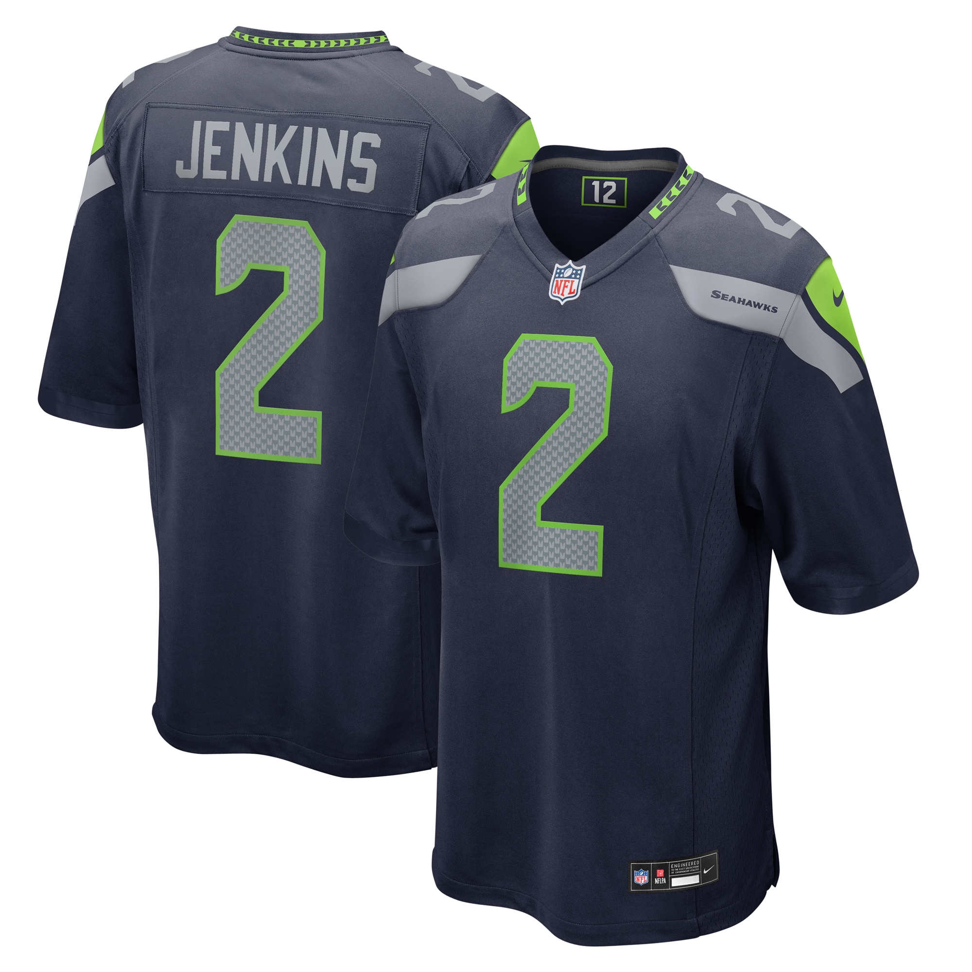 Rayshawn Jenkins Seattle Seahawks Game Jersey - Men's