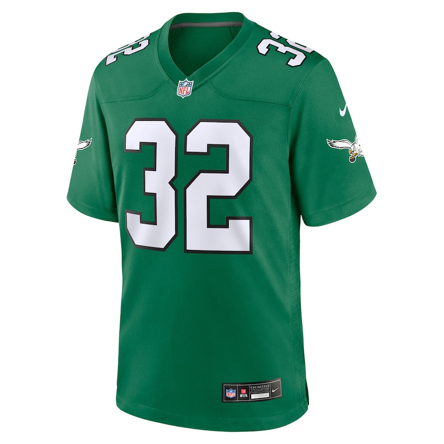 Alternative view of Reed Blankenship #32 Philadelphia Eagles Alternate Game Jersey - Men's | Kelly Green