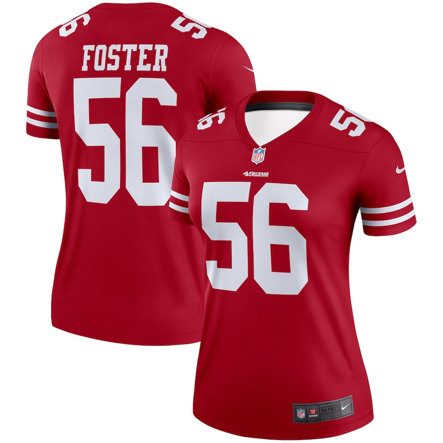 Reuben Foster #56 San Francisco 49ers Legend Jersey - Women's | Scarlet