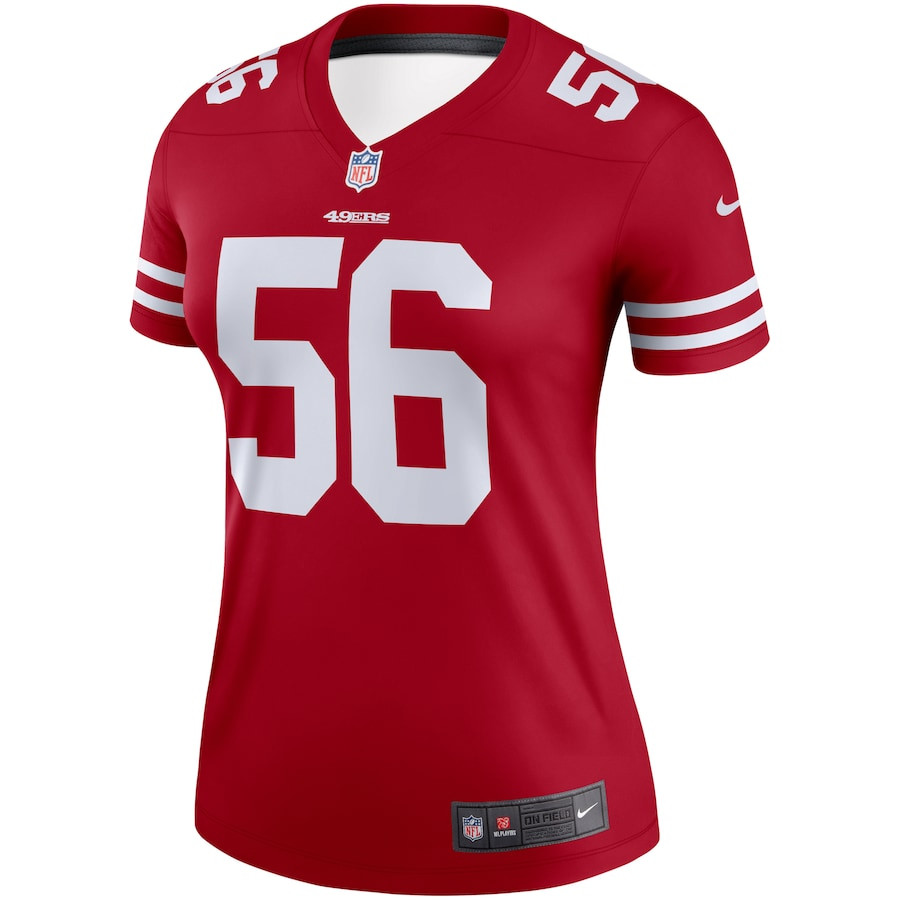 Alternative view of Reuben Foster #56 San Francisco 49ers Legend Jersey - Women's | Scarlet