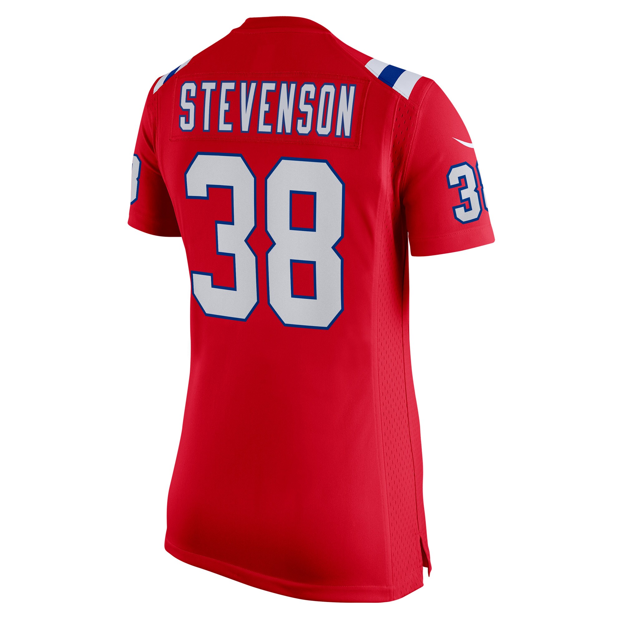 Rhamondre Stevenson New England Patriots Alternate Game Jersey - Women's - Image 3