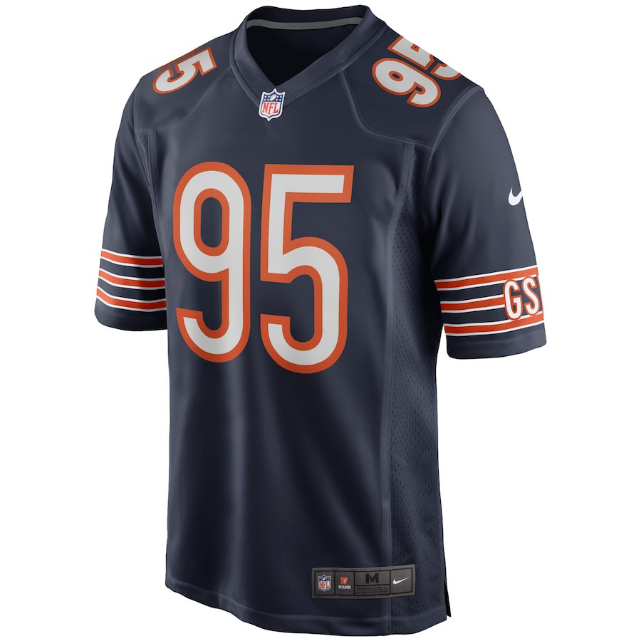 Alternative view of Richard Dent #95 Chicago Bears Game Jersey - Men's | Navy