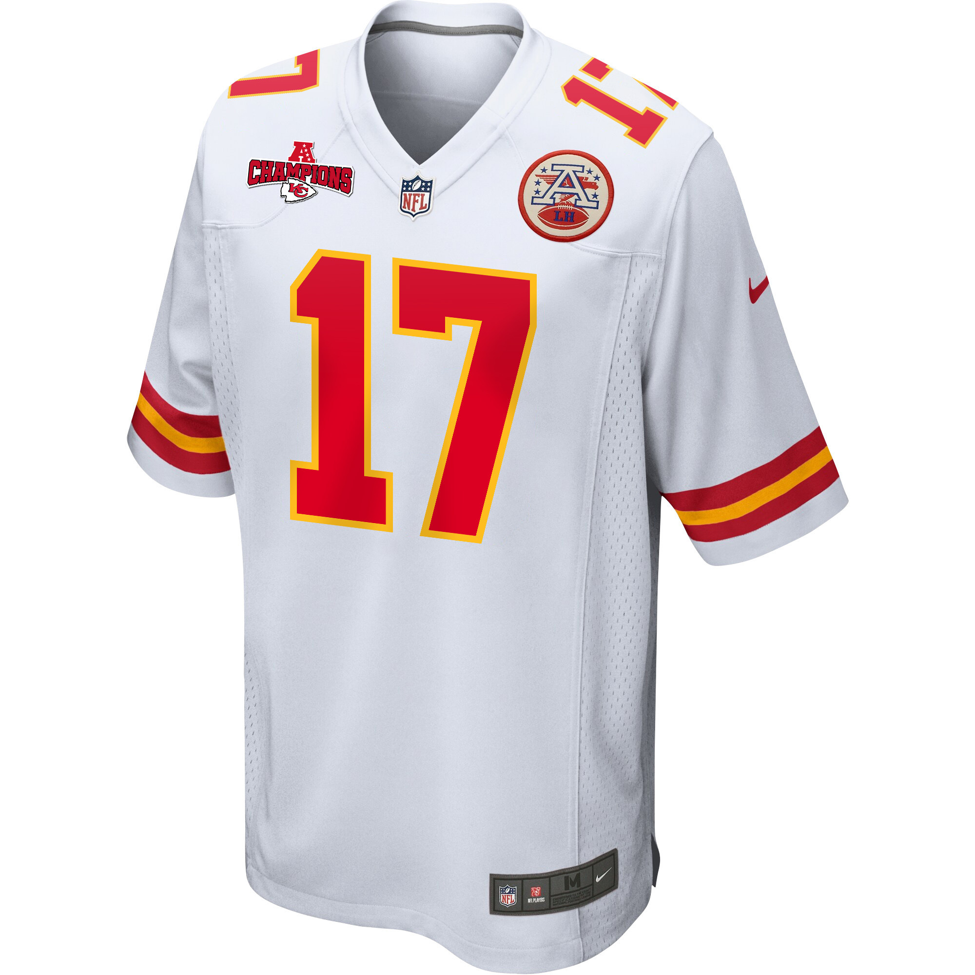 Alternative view of Richie James #17 Kansas City Chiefs Game Jersey - Men's | White