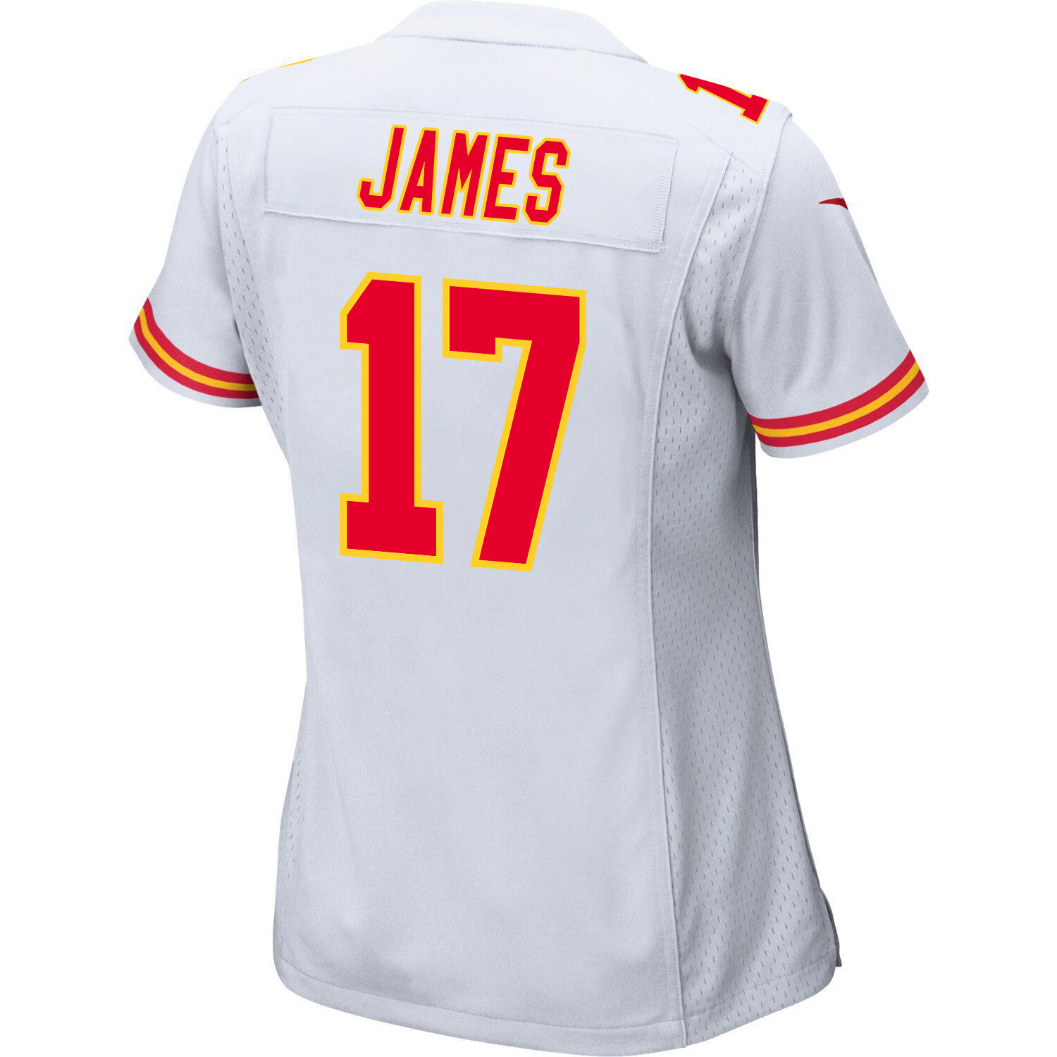 Richie James #17 Kansas City Chiefs Super Bowl LVIII Champions 4X Game Jersey - Women's | White - Image 3