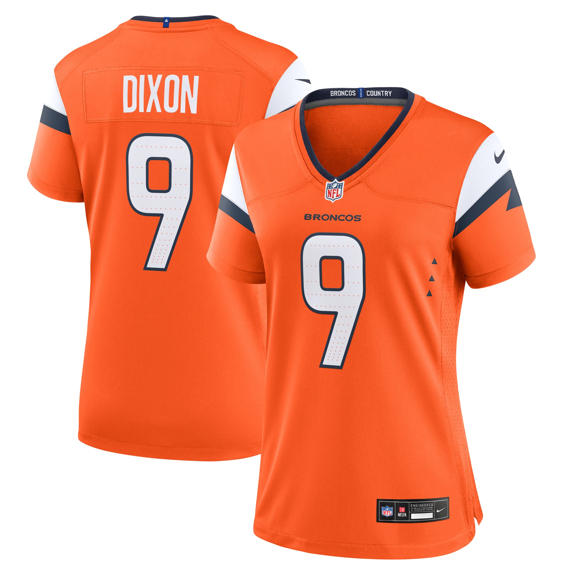 Riley Dixon Denver Broncos Game Jersey - Women's