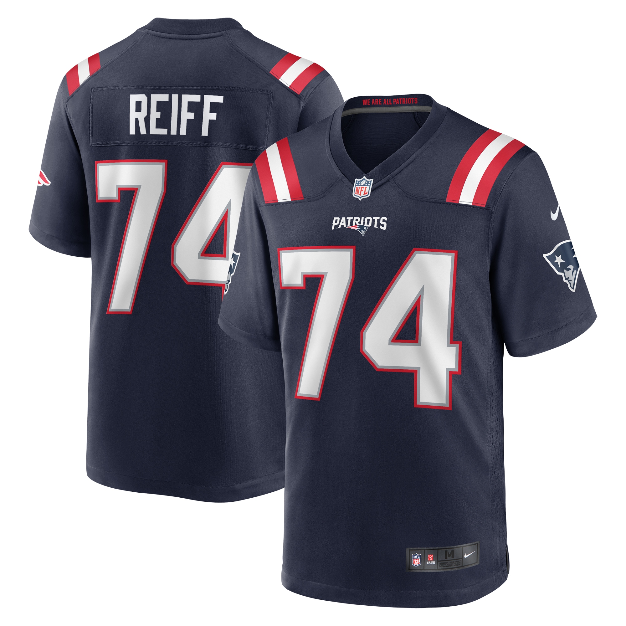 Riley Reiff New England Patriots Game Jersey - Men's