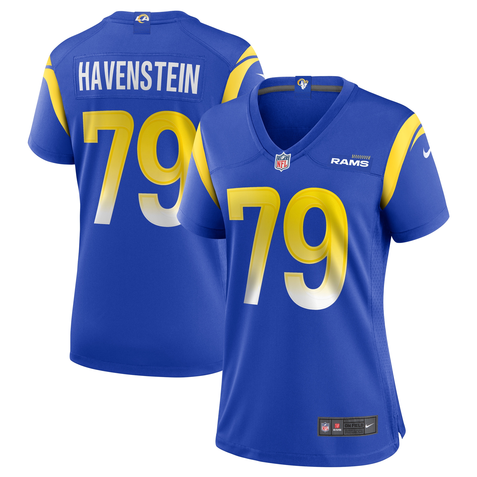 Rob Havenstein Los Angeles Rams Game Jersey - Women's