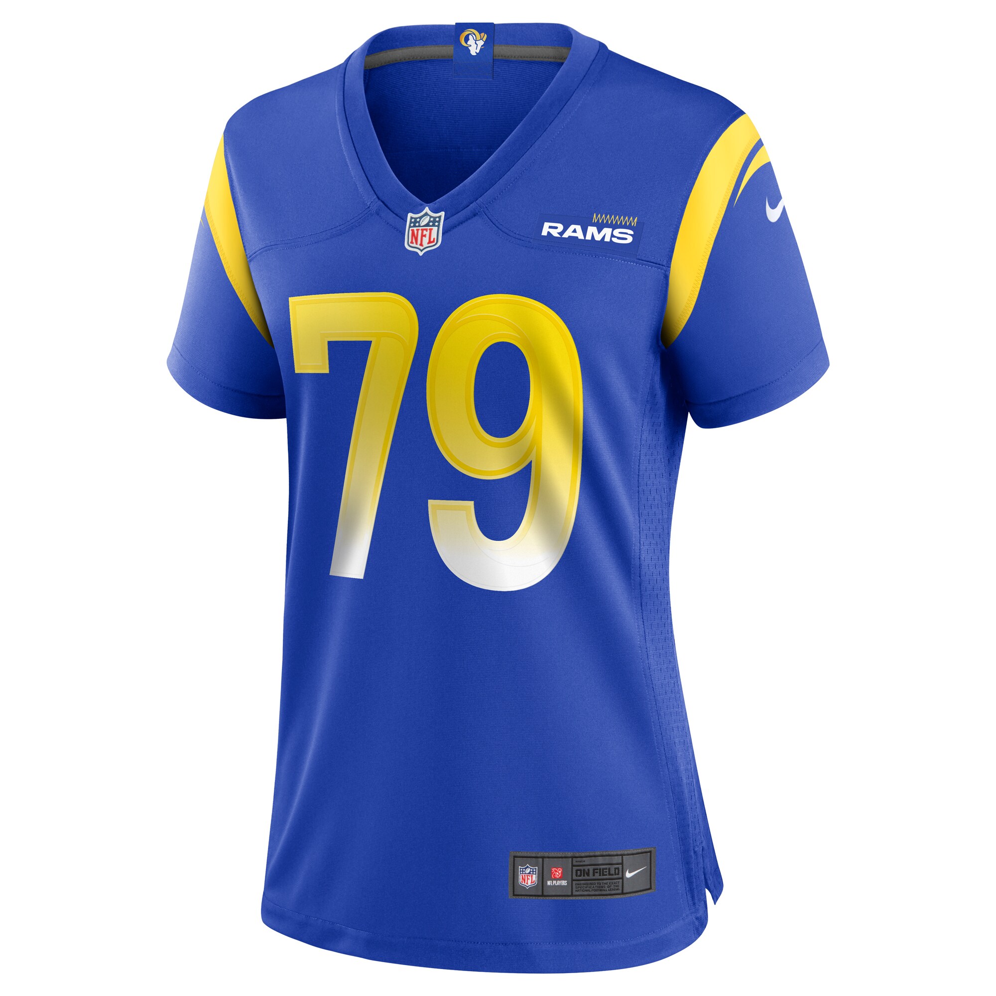 Alternative view of Rob Havenstein Los Angeles Rams Game Jersey - Women's