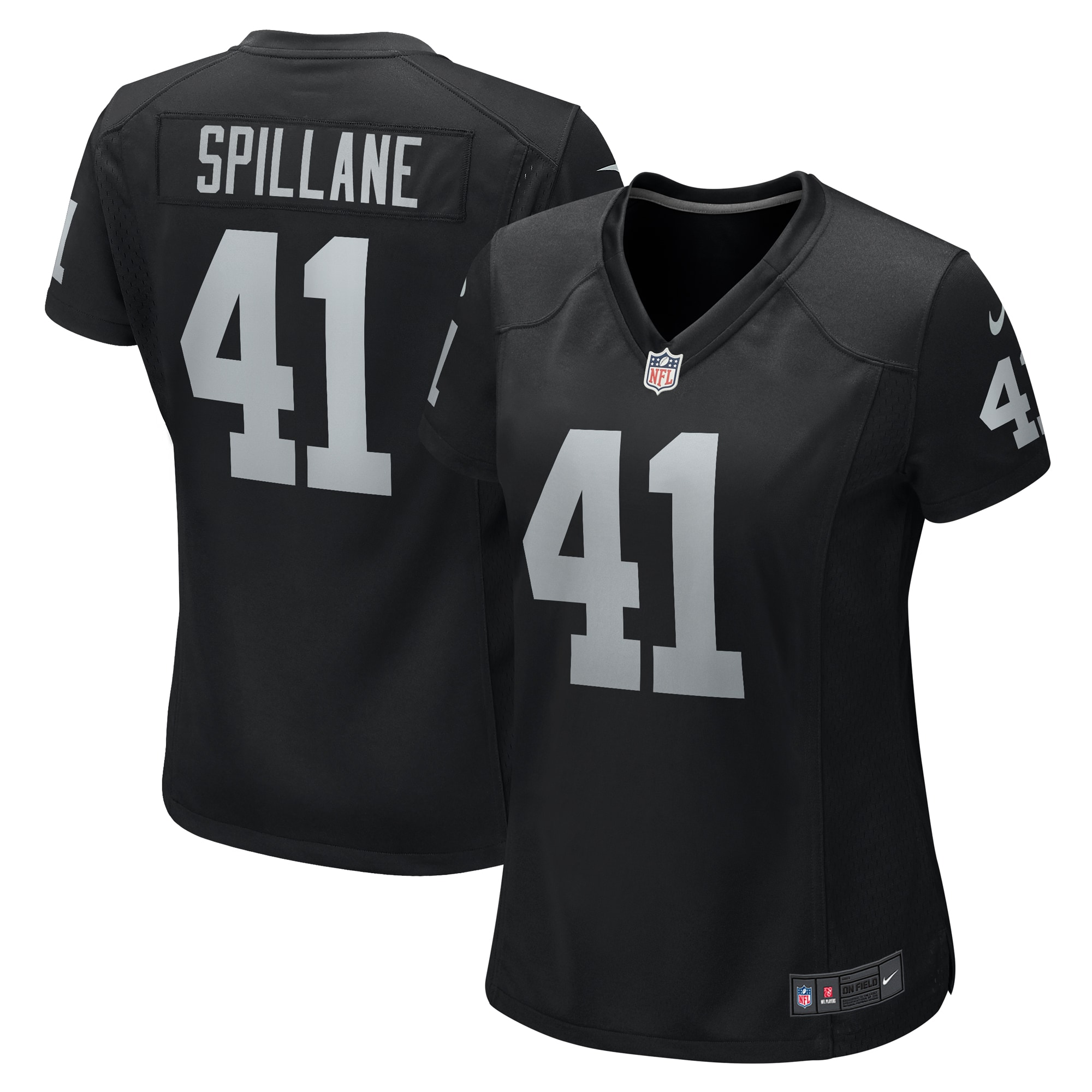 Robert Spillane Las Vegas Raiders Game Jersey - Women's
