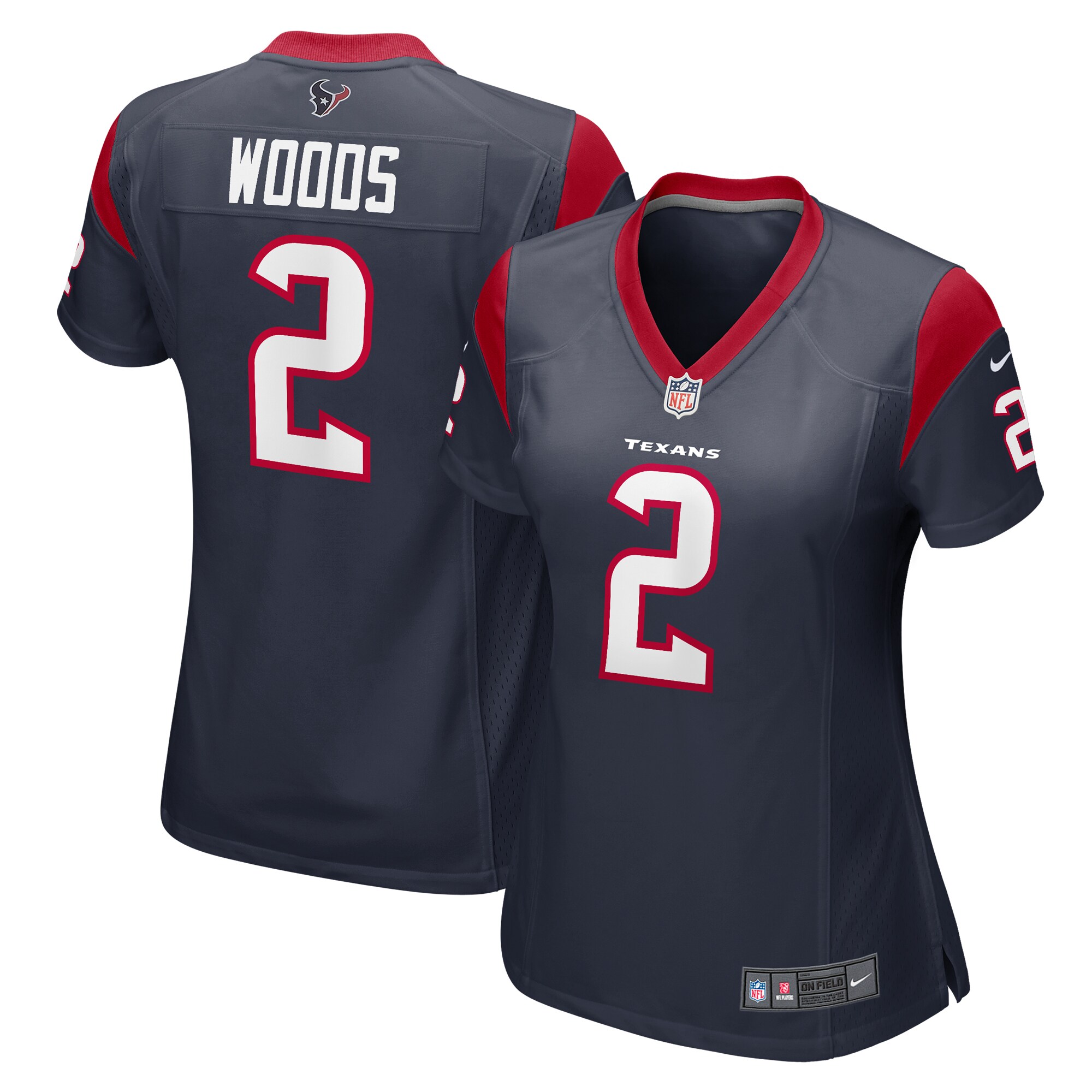 Robert Woods Houston Texans Game Jersey - Women's