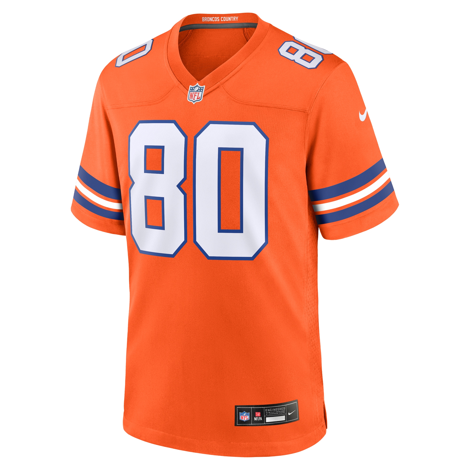 Alternative view of Rod Smith Denver Broncos Throwback Game Jersey - Men's