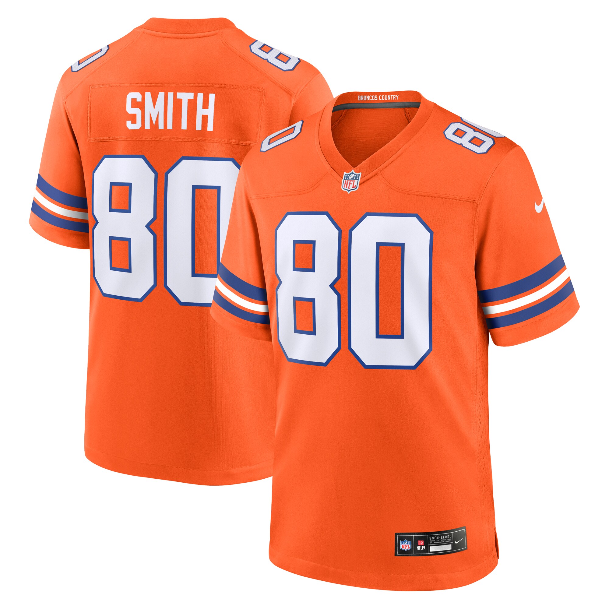 Rod Smith Denver Broncos Throwback Game Jersey - Men's