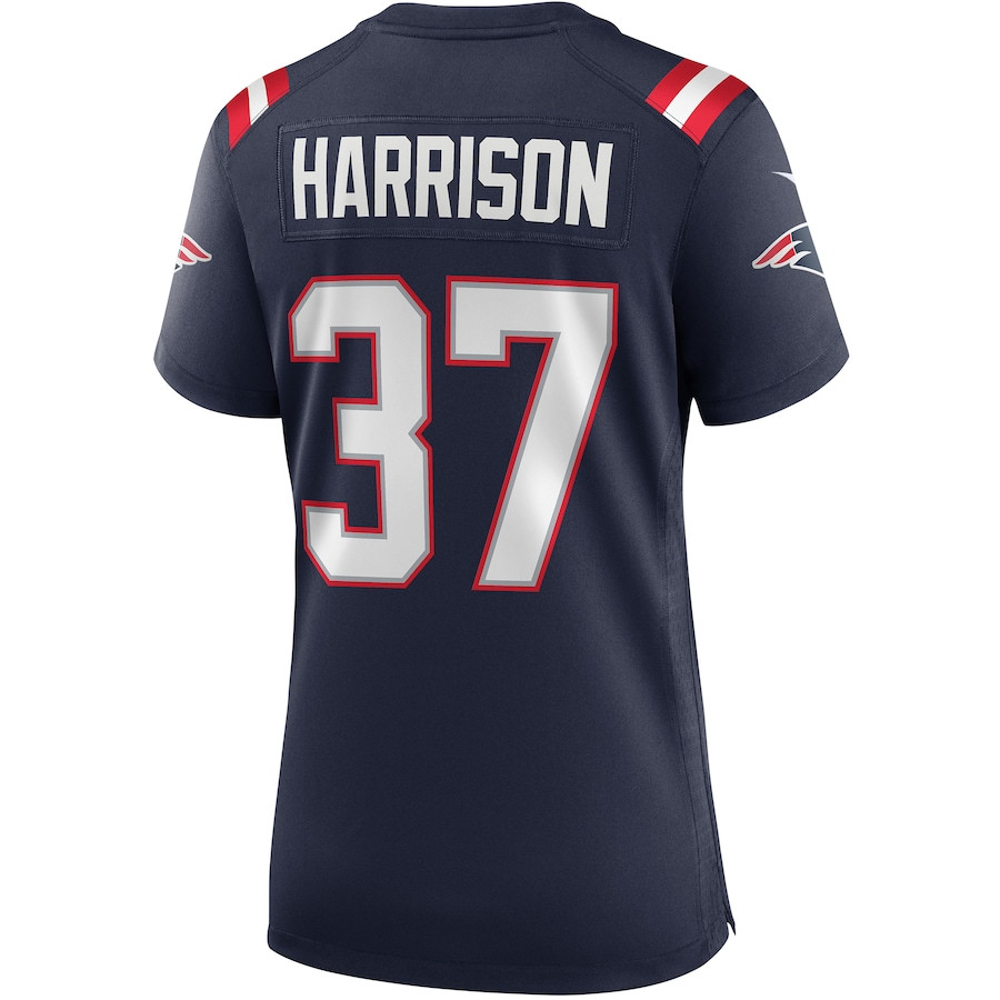 Rodney Harrison #37 New England Patriots Game Jersey - Women's | Navy - Image 3