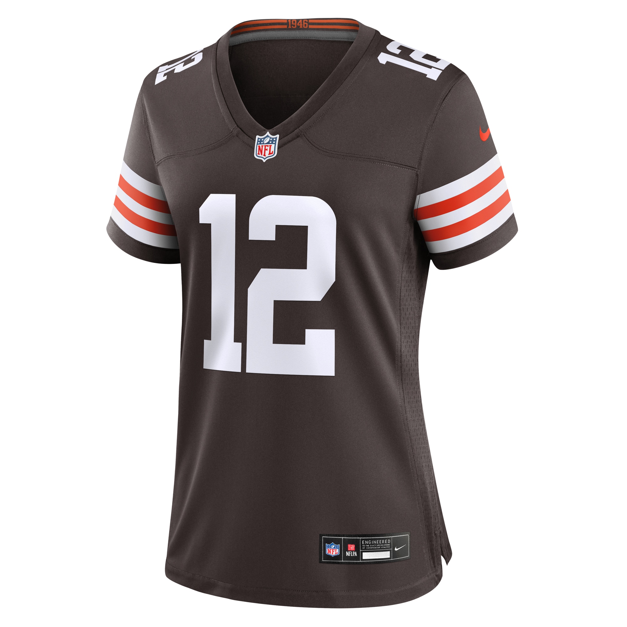 Alternative view of Rodney McLeod Jr Cleveland Browns Game Jersey - Women's