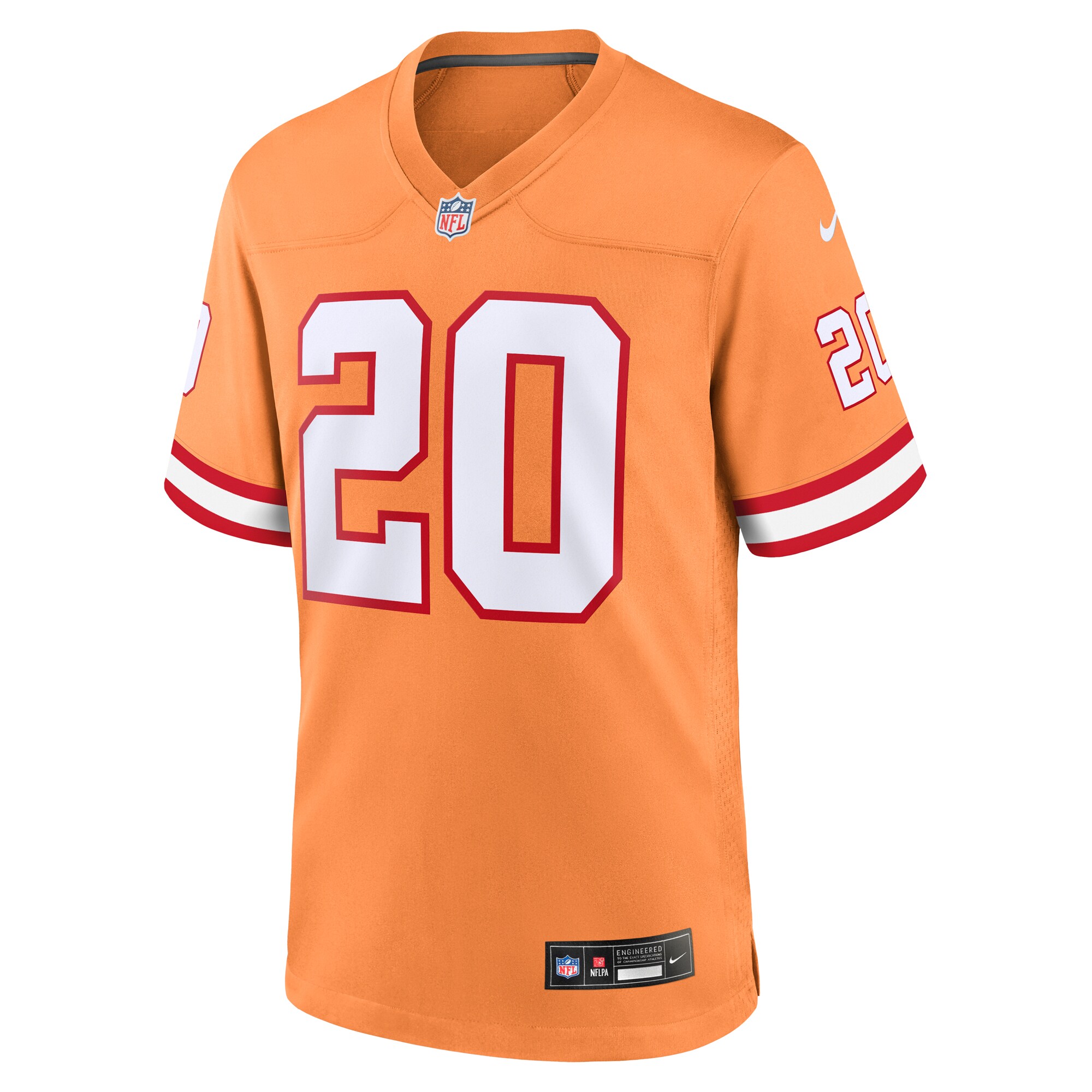 Alternative view of Ronde Barber Tampa Bay Buccaneers Throwback Game Jersey - Men's