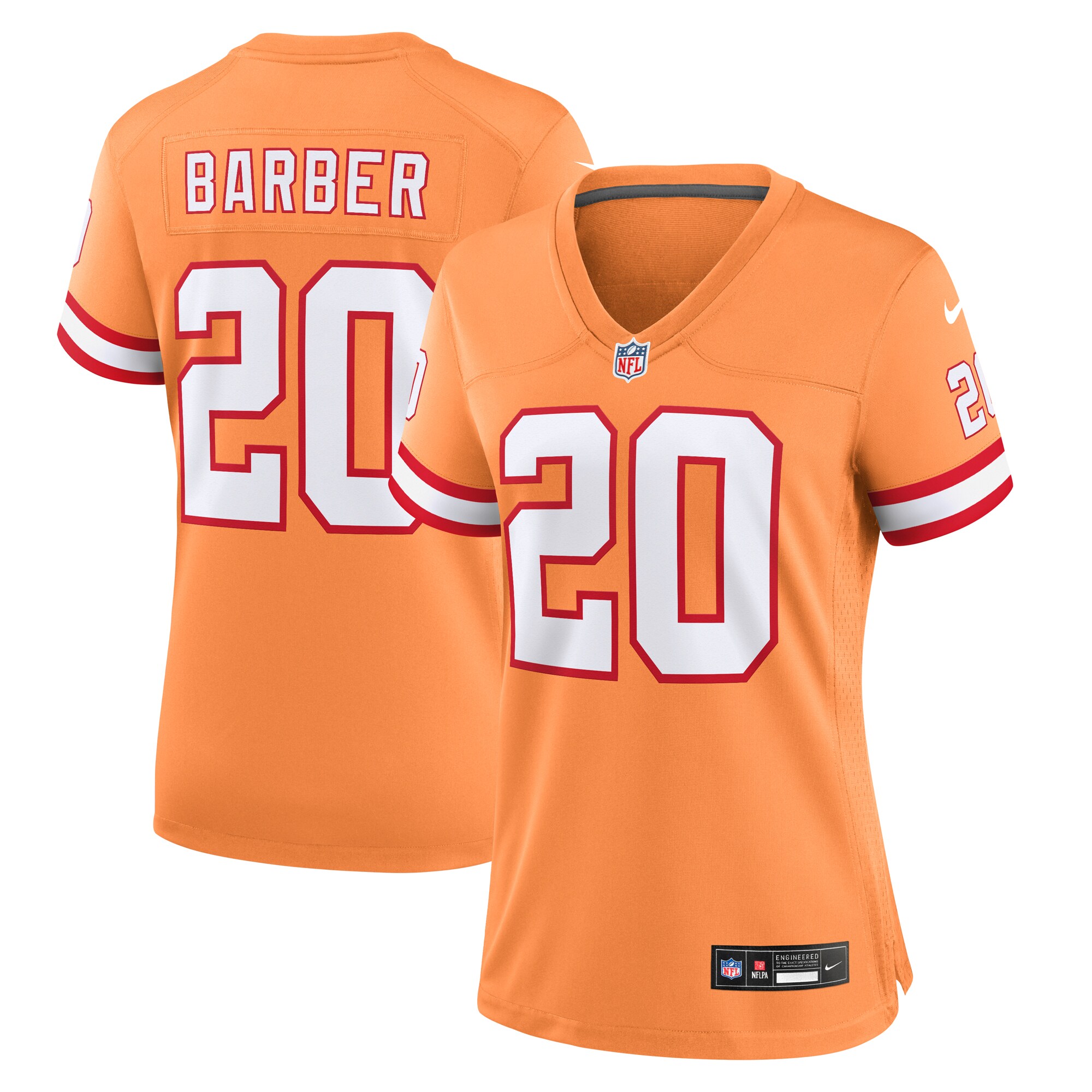 Ronde Barber Tampa Bay Buccaneers Throwback Game Jersey - Women's