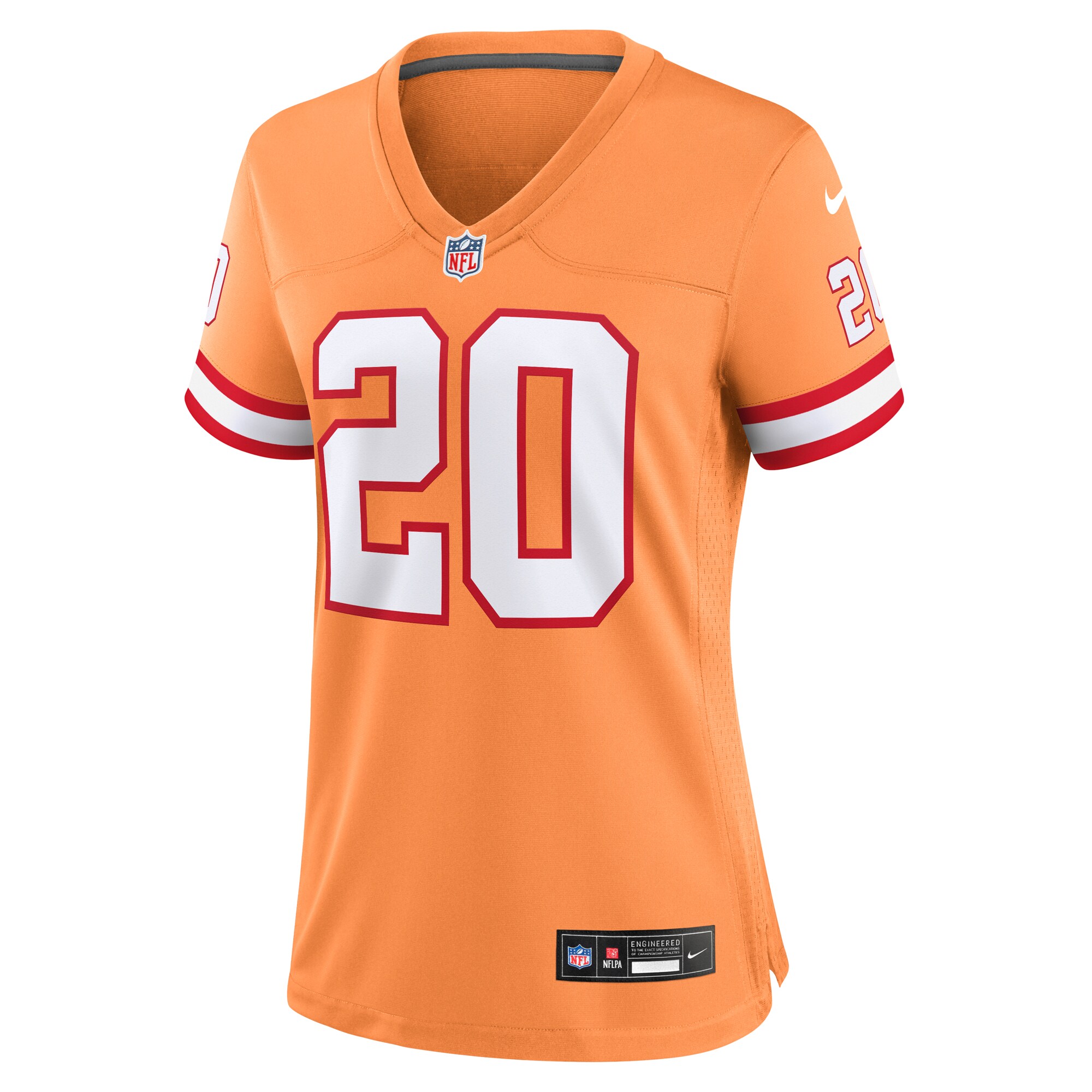 Alternative view of Ronde Barber Tampa Bay Buccaneers Throwback Game Jersey - Women's