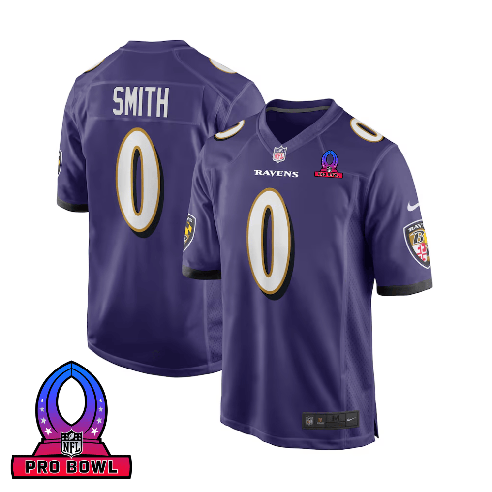 Roquan Smith #0 Baltimore Ravens Game Jersey - Men's | Purple