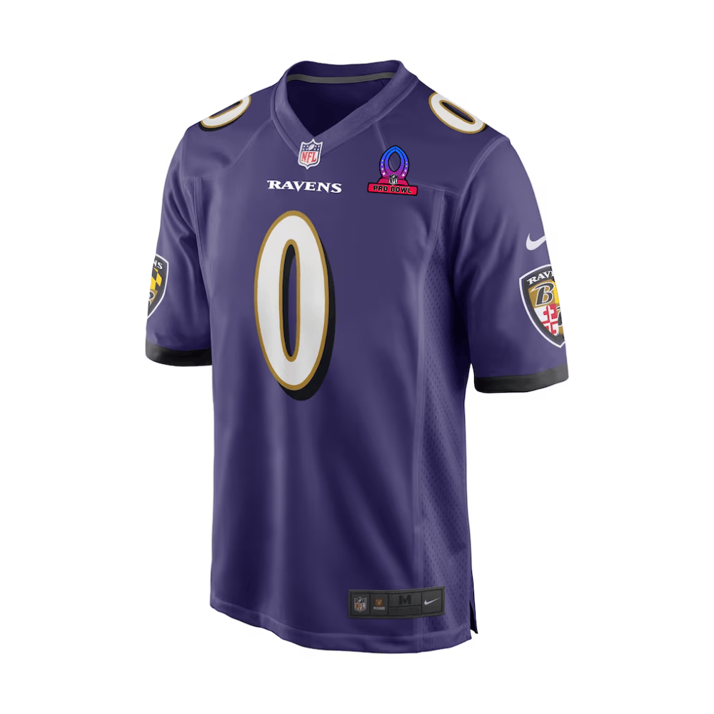 Alternative view of Roquan Smith #0 Baltimore Ravens Game Jersey - Men's | Purple