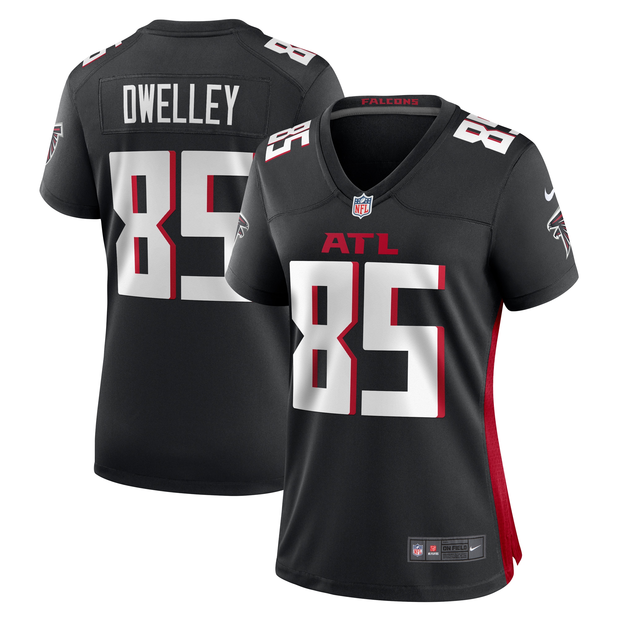 Ross Dwelley Atlanta Falcons Game Jersey - Women's