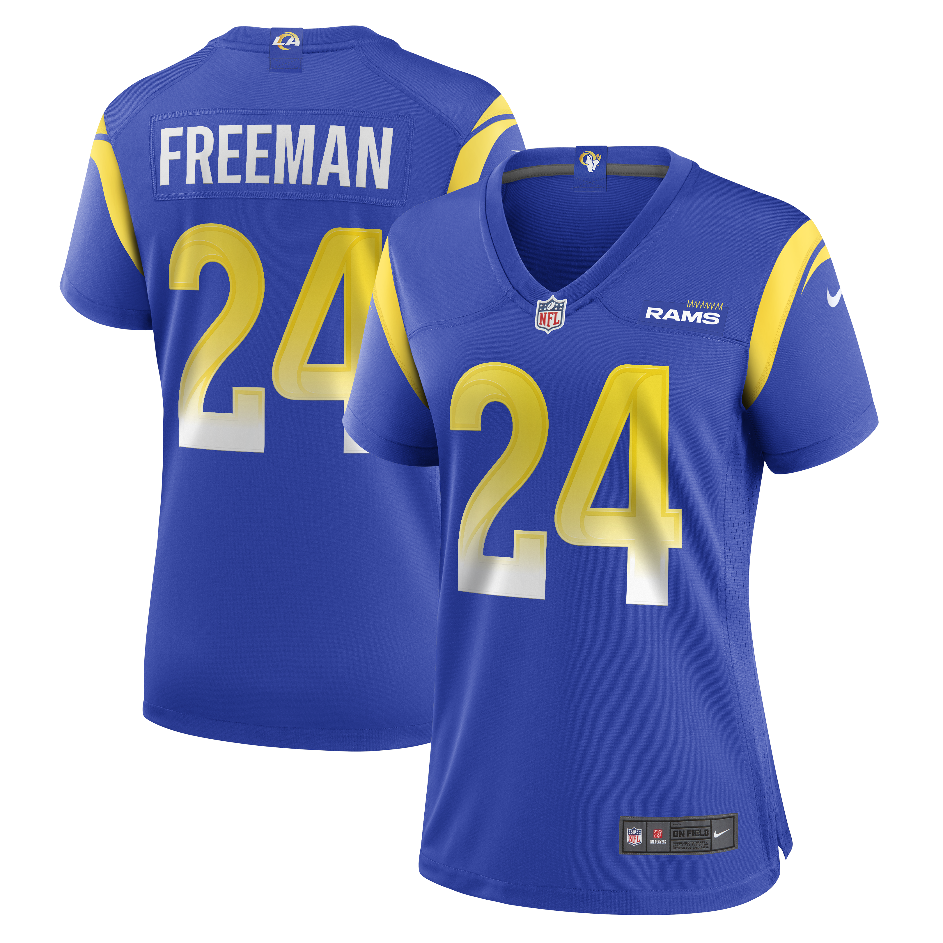 Royce Freeman Los Angeles Rams Game Jersey - Women's