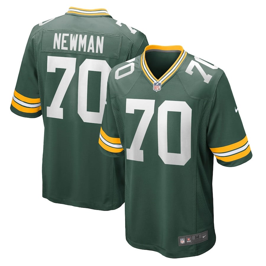 Royce Newman #70 Green Bay Packers Game Jersey - Men's | Green