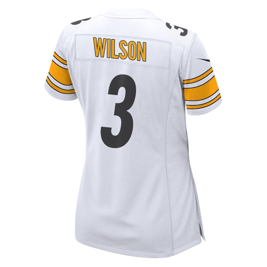 Alternative view of Russell Wilson #3 Pittsburgh Steelers Game Jersey - Women's | White