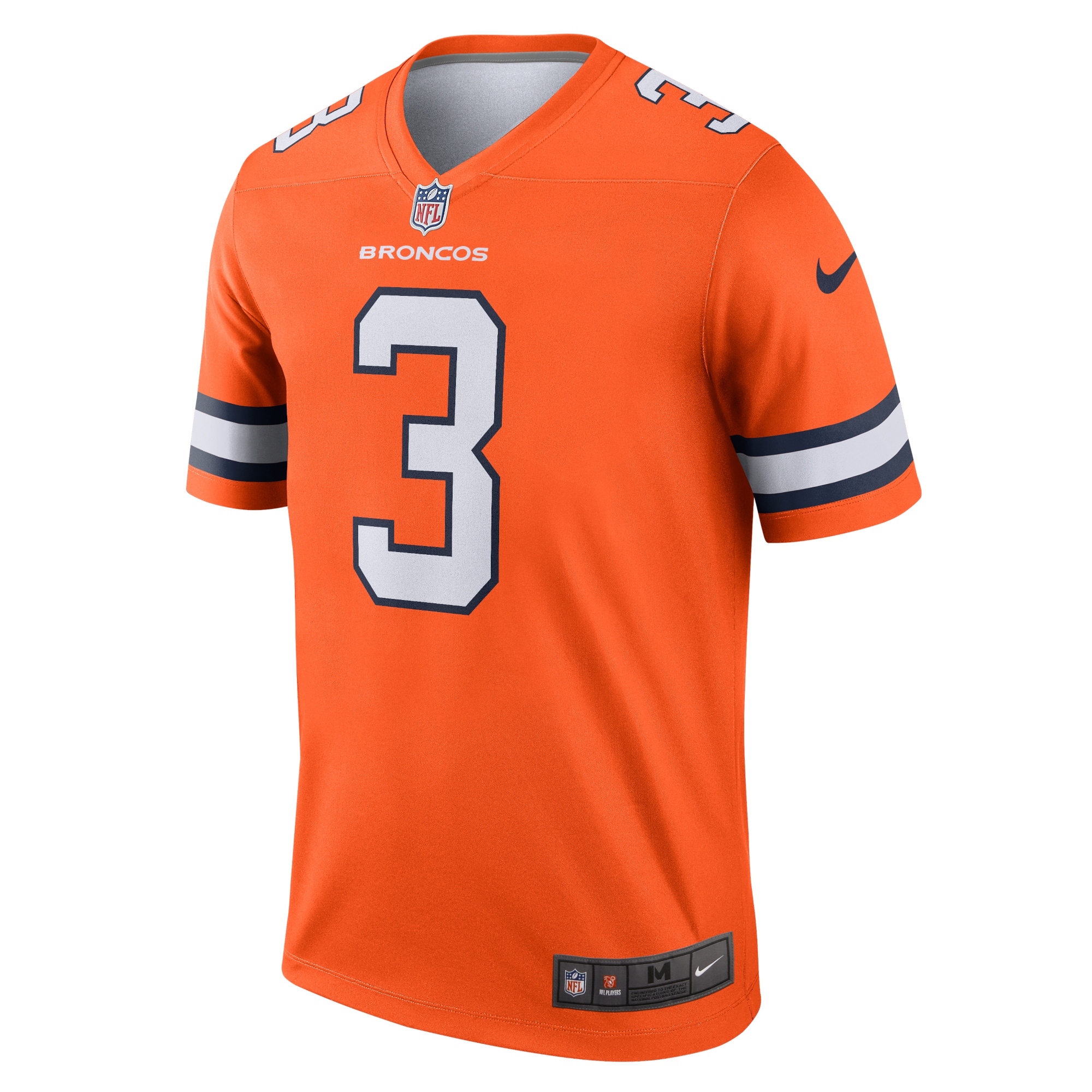 Alternative view of Russell Wilson Denver Broncos Alternate Legend Jersey - Men's