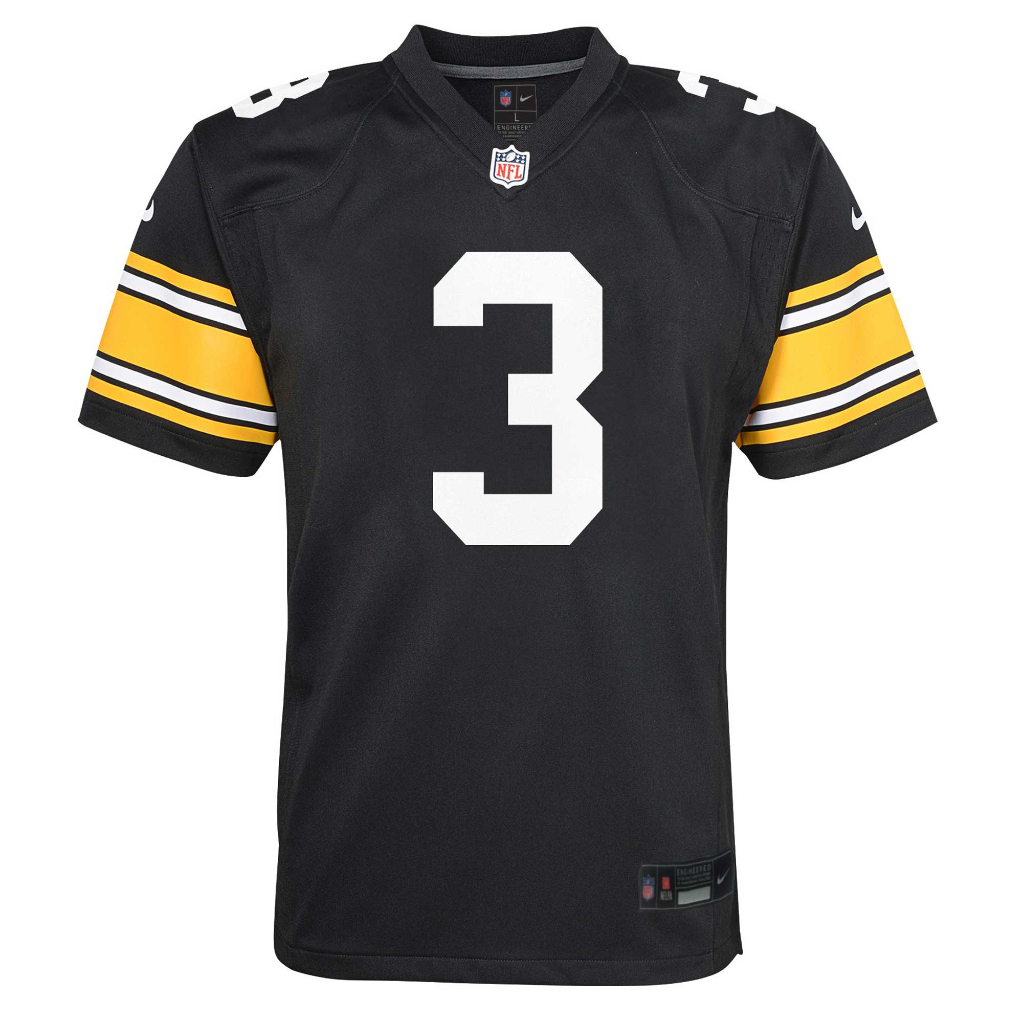 Alternative view of Russell Wilson Pittsburgh Steelers Alternate Game Jersey - Youth