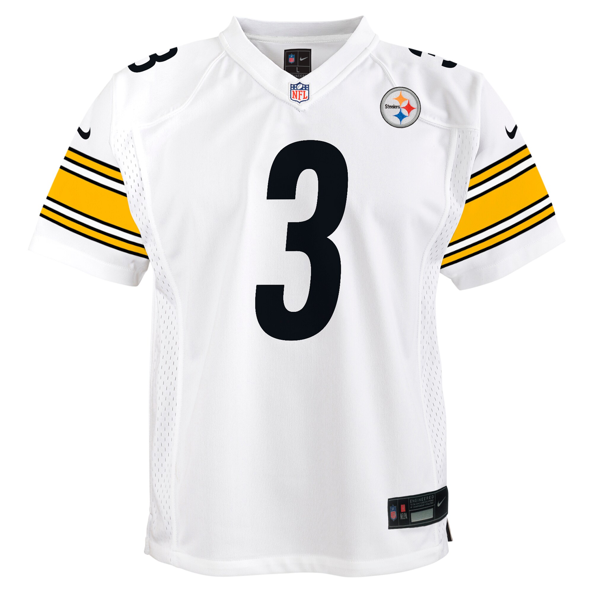 Alternative view of Russell Wilson Pittsburgh Steelers Game Jersey - Youth
