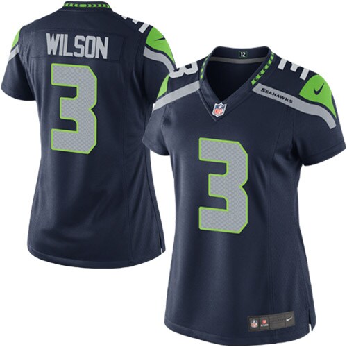 Russell Wilson Seattle Seahawks Game Jersey - Women's