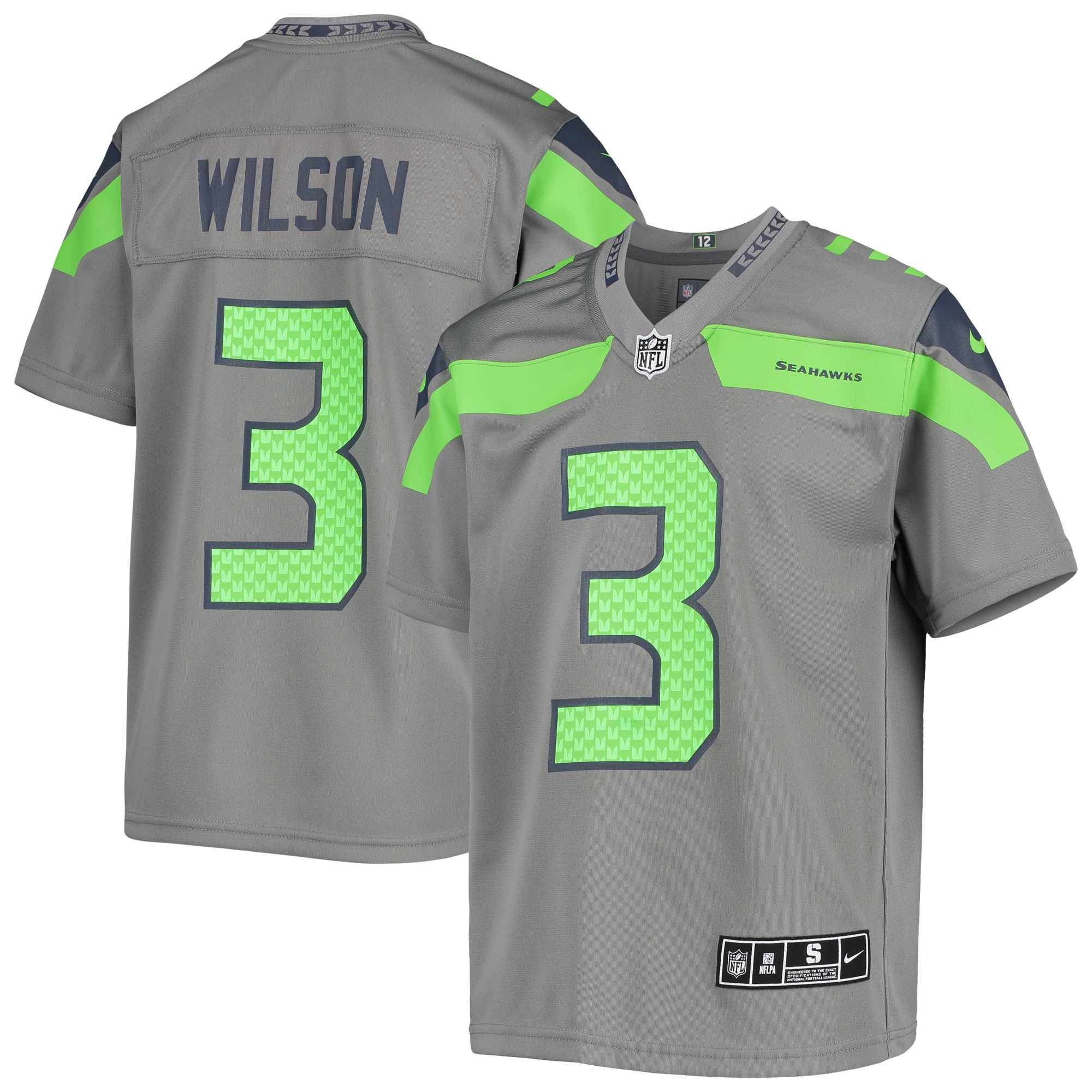 Russell Wilson Seattle Seahawks Inverted Game Jersey - Youth