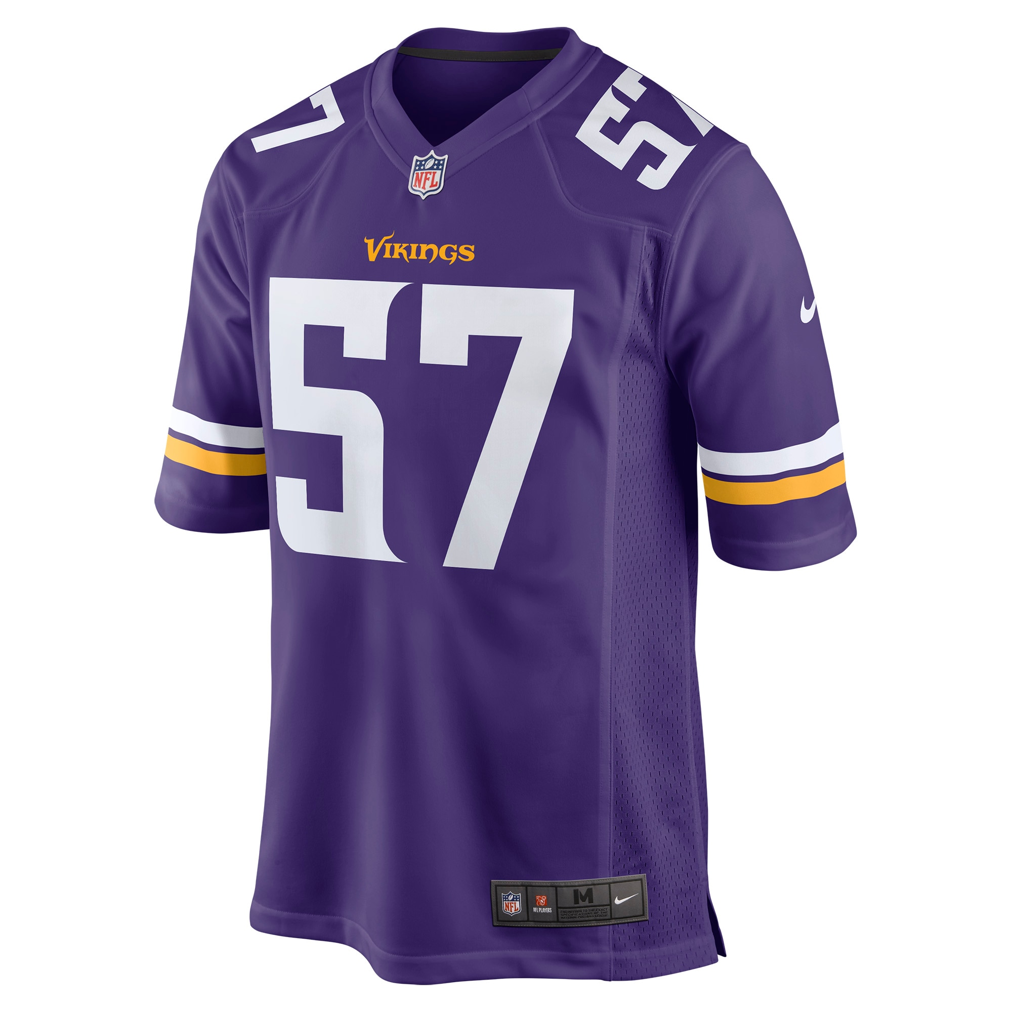 Alternative view of Ryan Connelly Minnesota Vikings Game Jersey - Men's