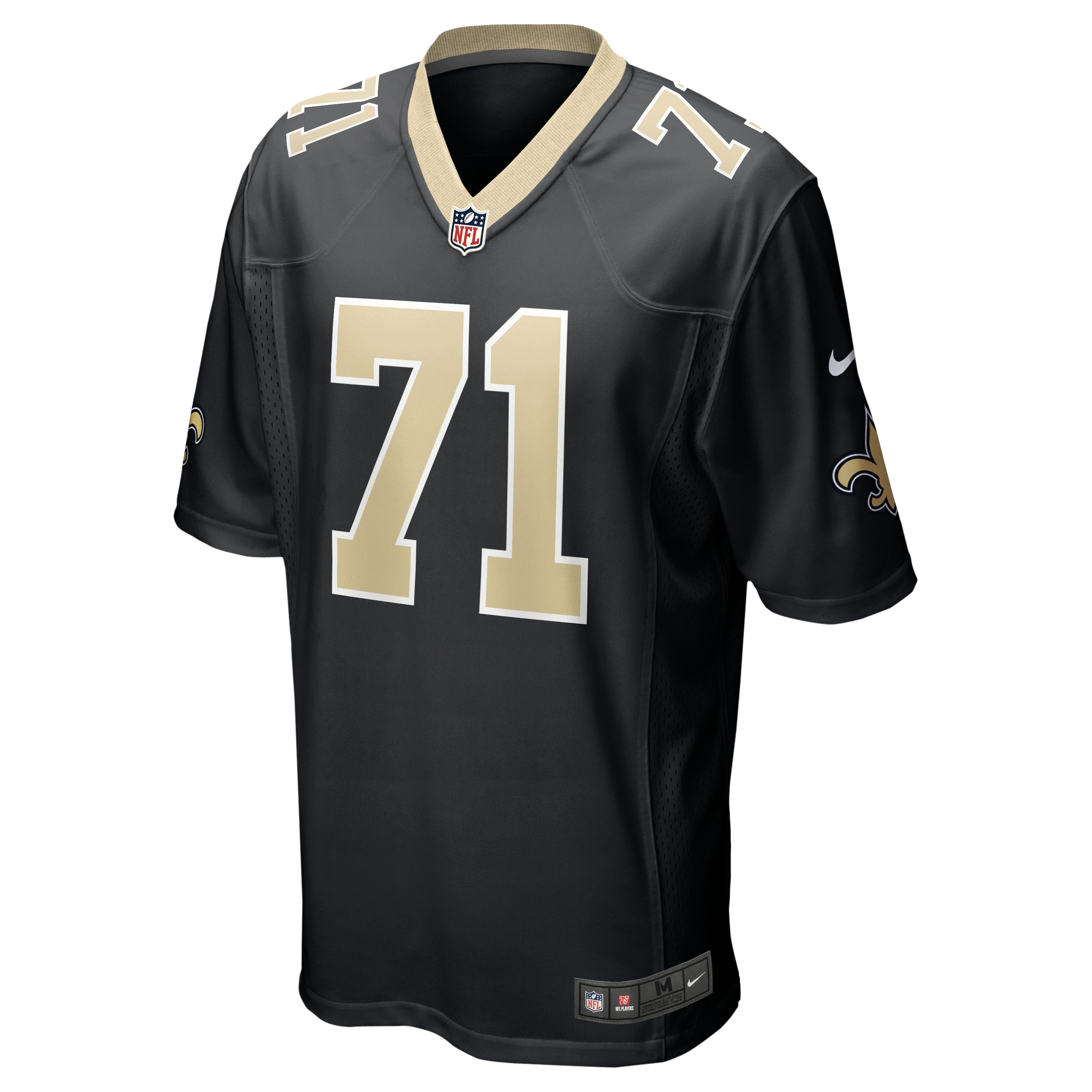 Alternative view of Ryan Ramczyk New Orleans Saints Game Jersey - Men's