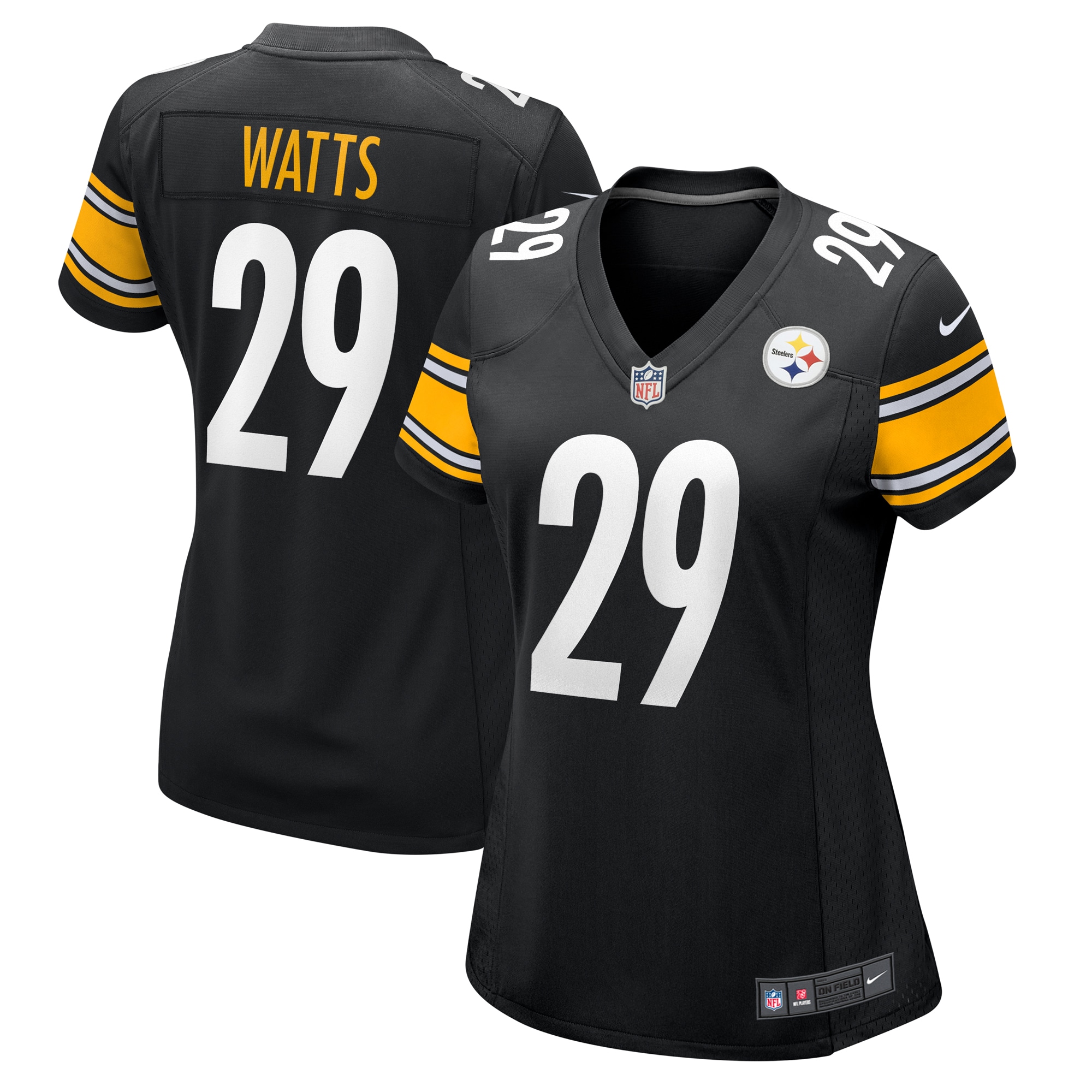 Ryan Watts Pittsburgh Steelers Game Jersey - Women's