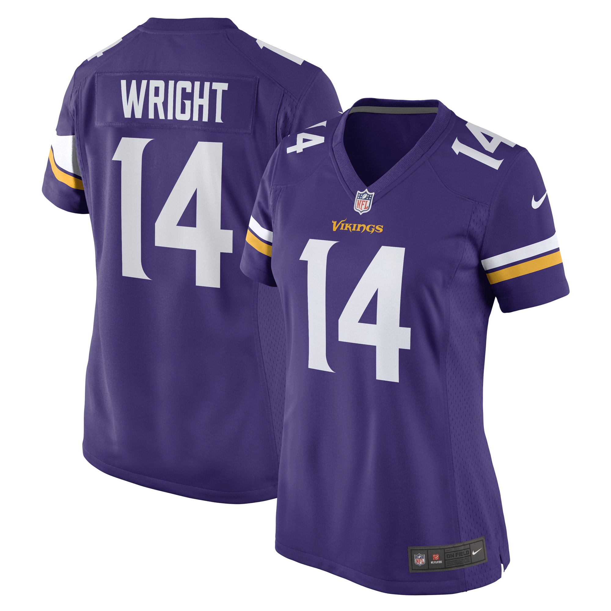 Ryan Wright Minnesota Vikings Game Jersey - Women's