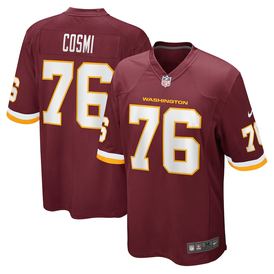 Sam Cosmi #76 Game Jersey - Men's | Burgundy