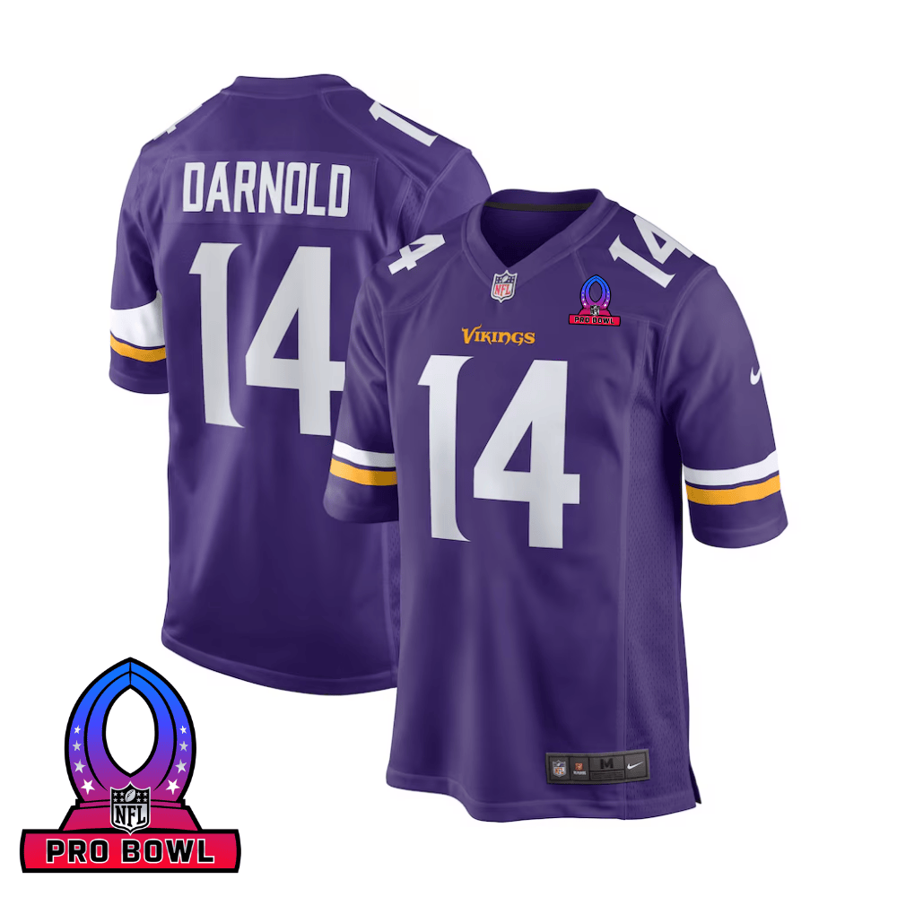 Sam Darnold #14 Baltimore Ravens Game Jersey - Men's | Purple