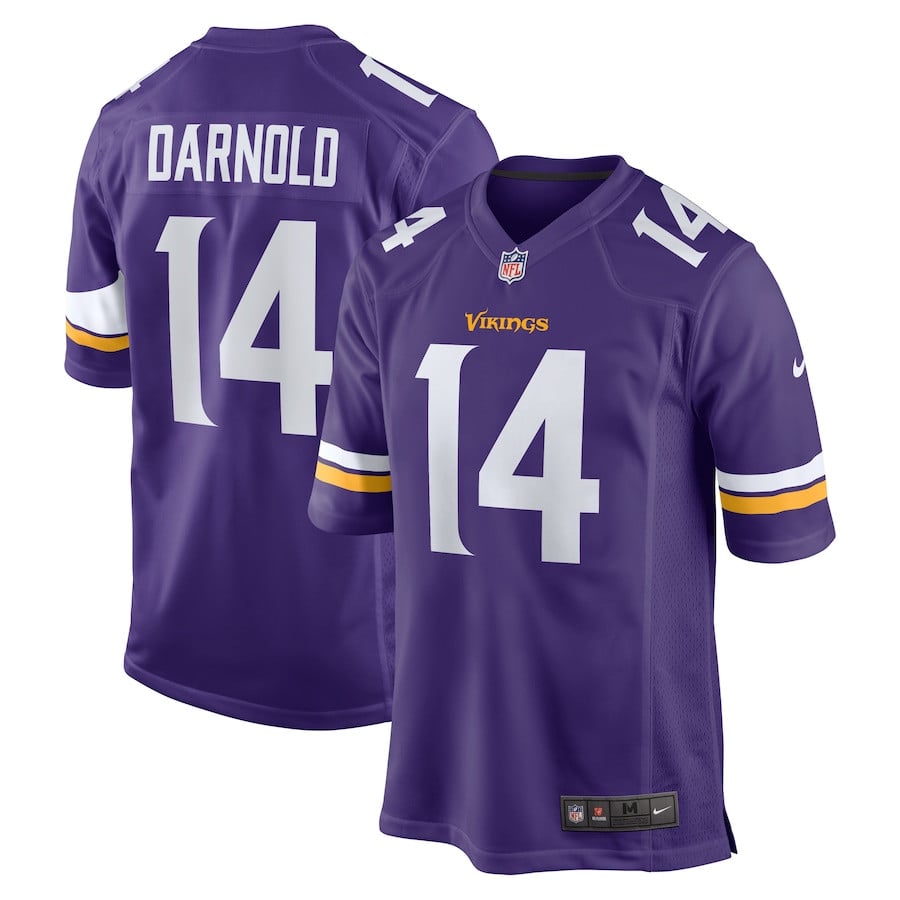 Sam Darnold #14 Minnesota Vikings Game Jersey - Men's | Purple