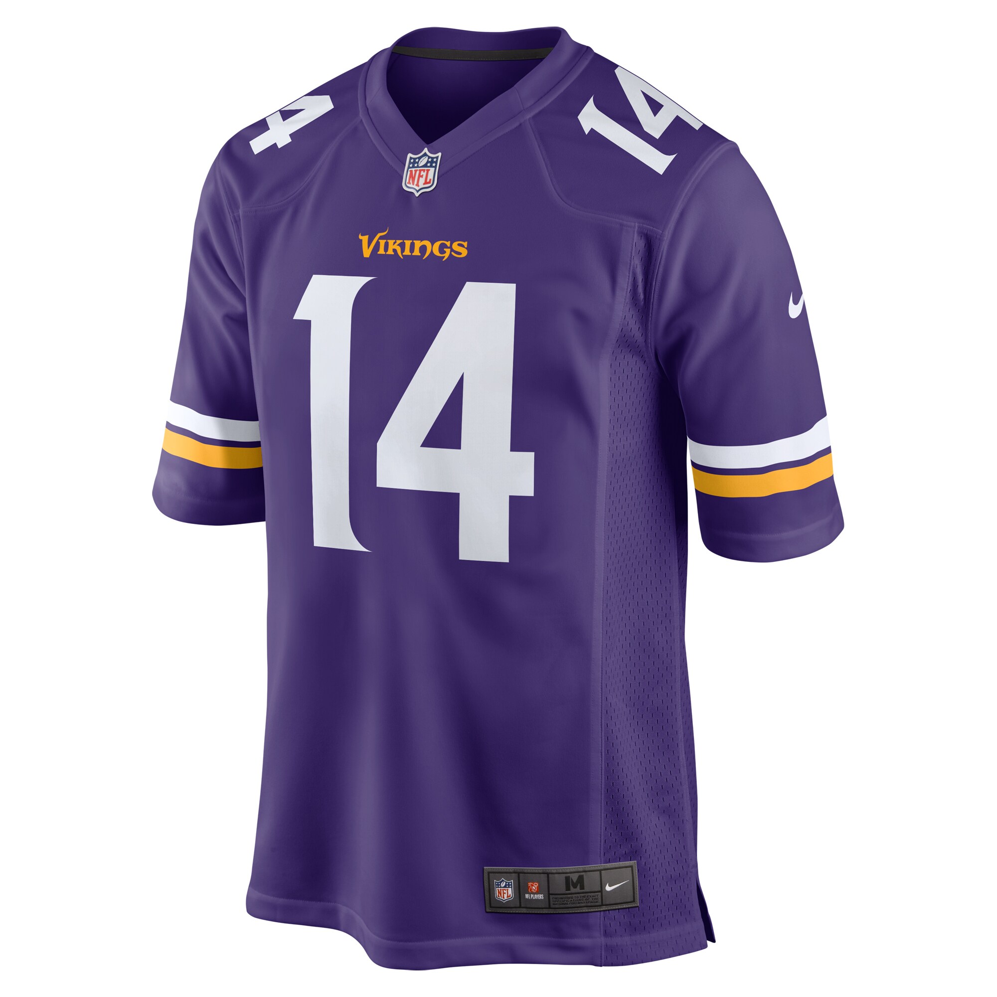 Alternative view of Sam Darnold Minnesota Vikings Game Jersey - Men's