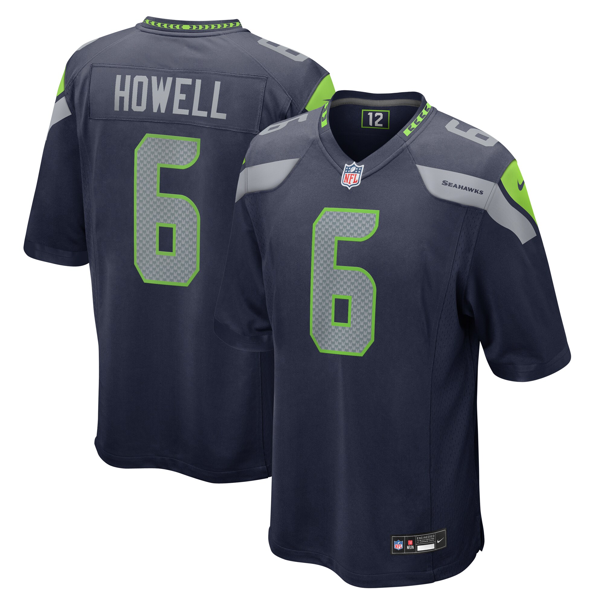 Sam Howell Seattle Seahawks Game Jersey - Men's