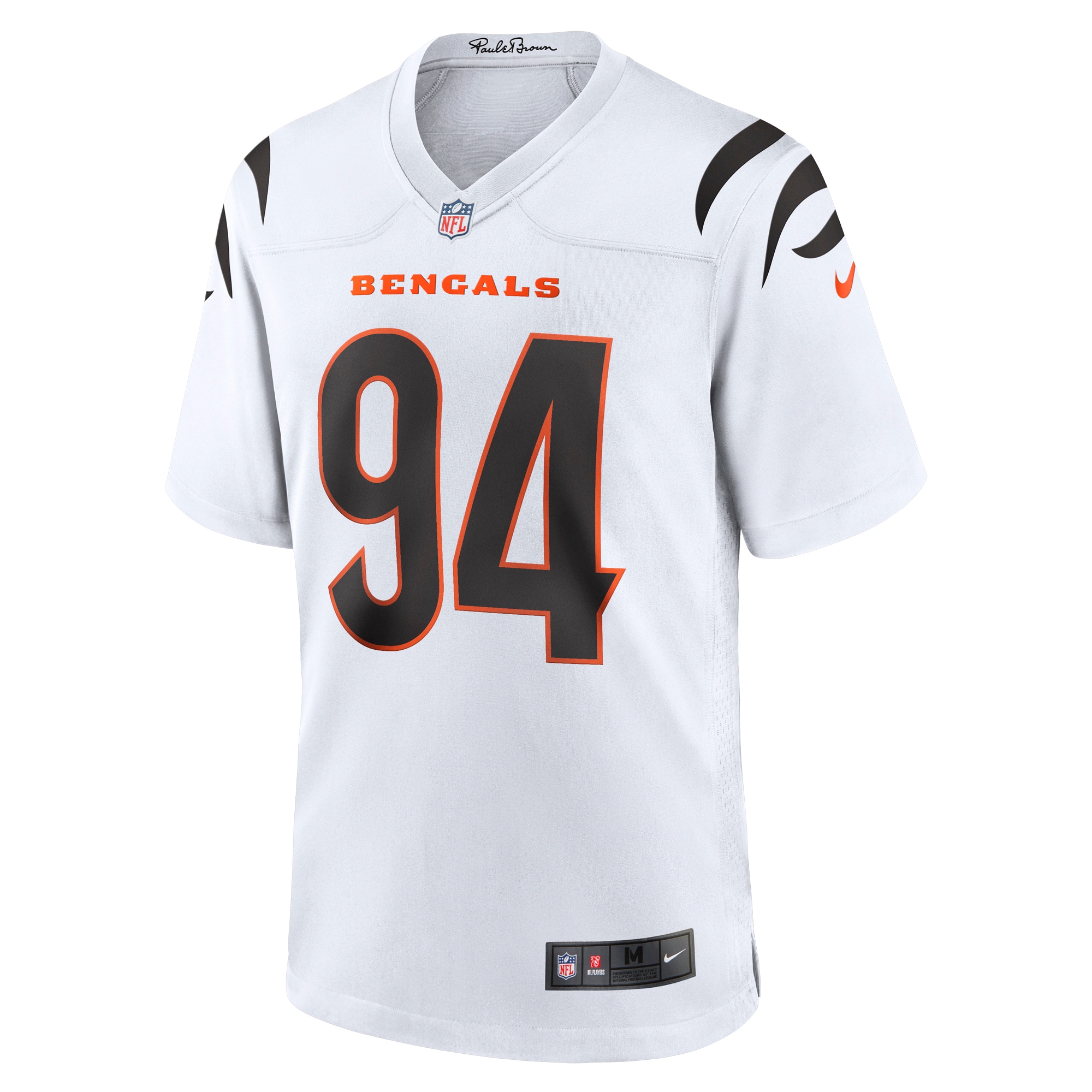 Alternative view of Sam Hubbard Cincinnati Bengals Game Jersey - Men's