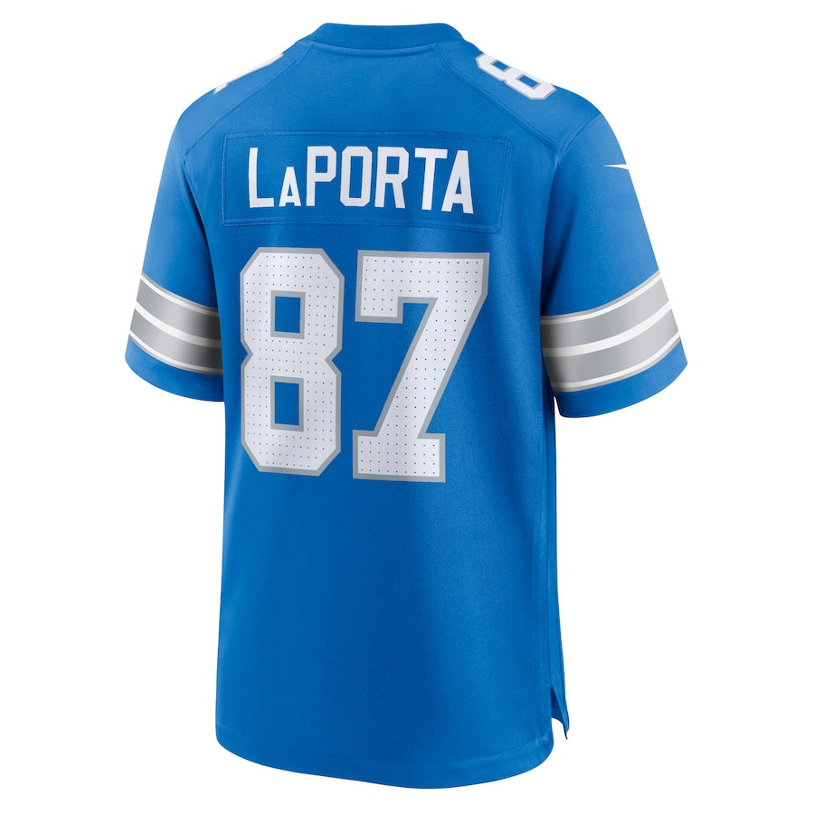 Sam LaPorta #87 Detroit Lions Game Jersey - Men's | Blue - Image 3