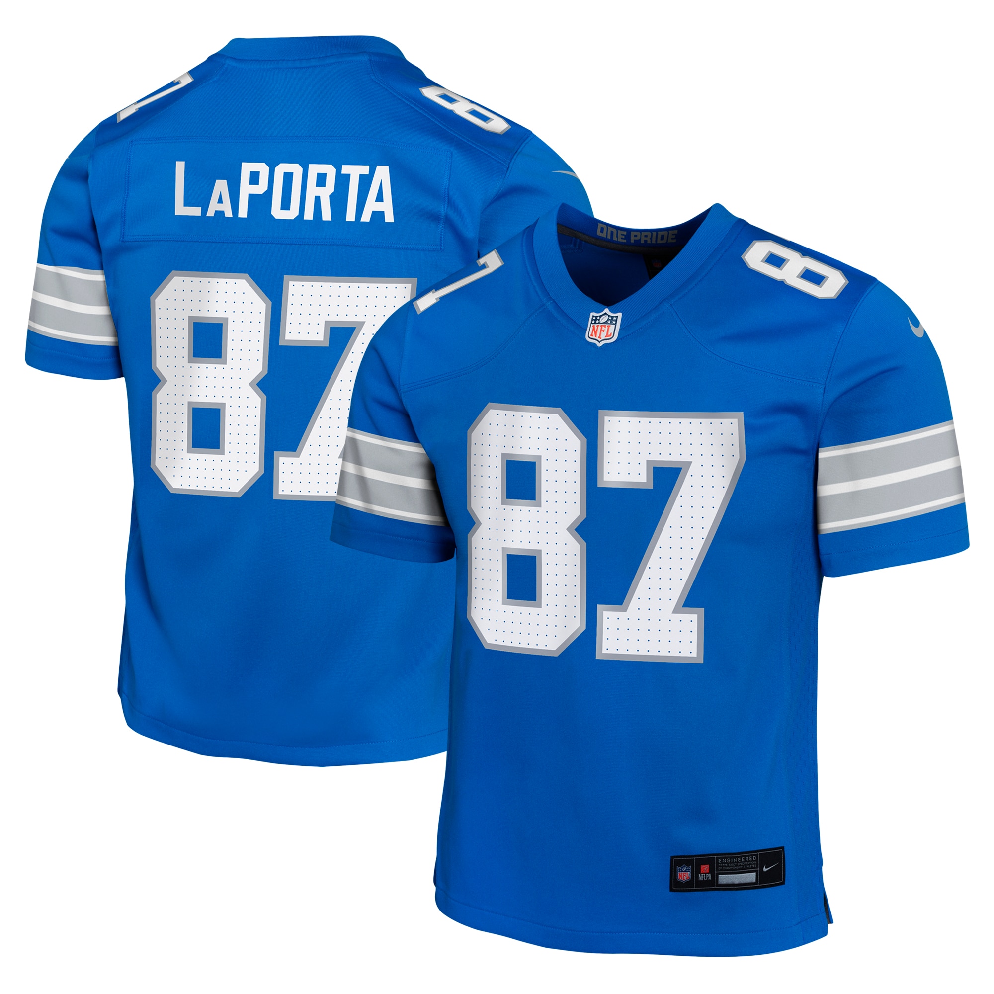 Sam LaPorta Detroit Lions Game Jersey - Youth