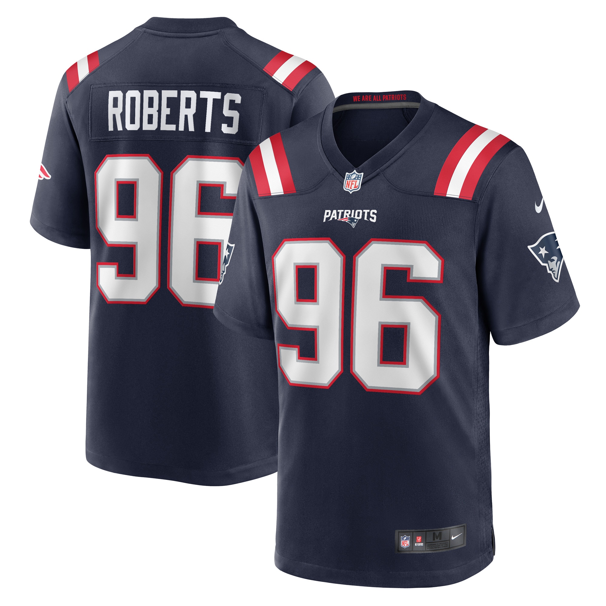 Sam Roberts New England Patriots Game Jersey - Men's