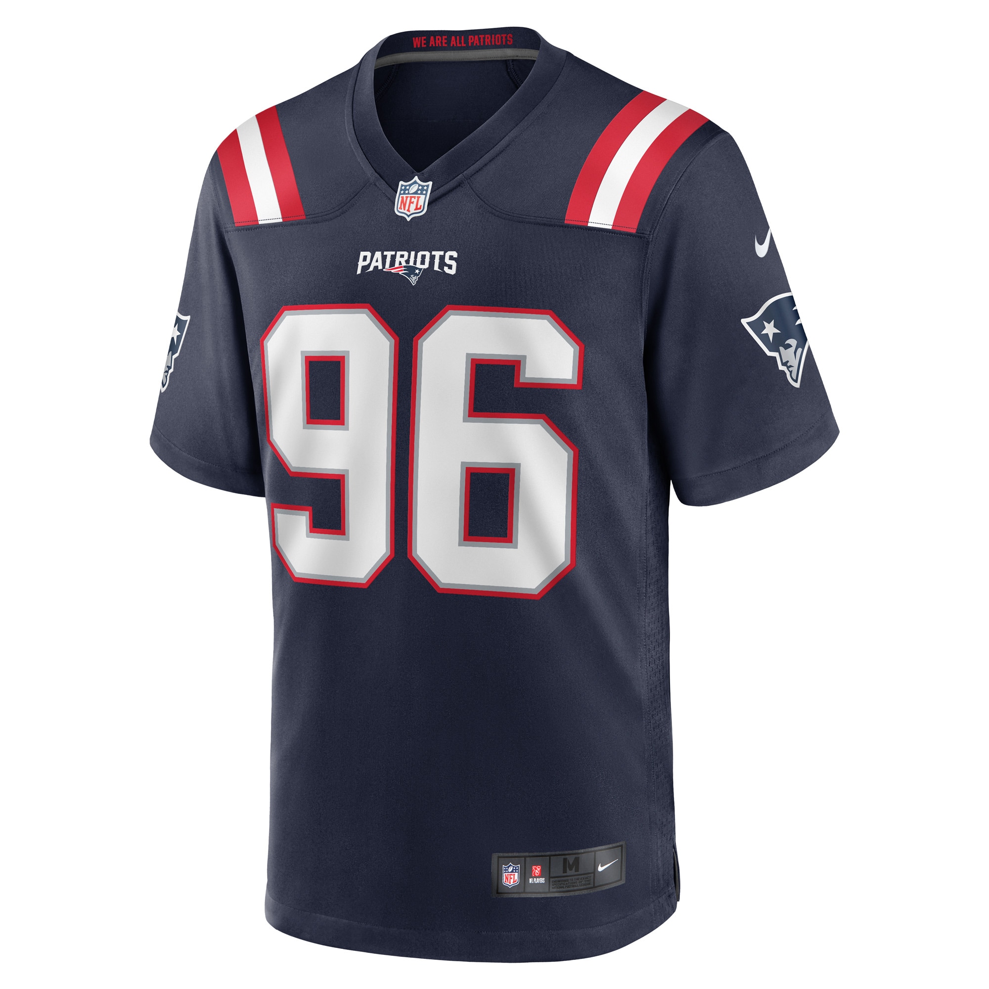 Alternative view of Sam Roberts New England Patriots Game Jersey - Men's