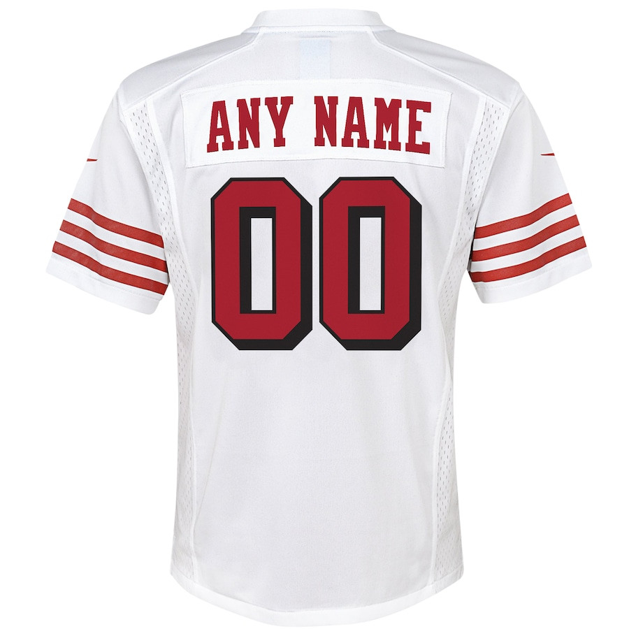 San Francisco 49ers Alternate Game Jersey - Youth | White - Image 3