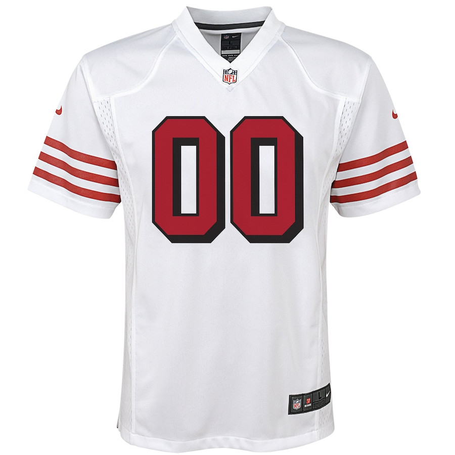 Alternative view of San Francisco 49ers Alternate Game Jersey - Youth | White